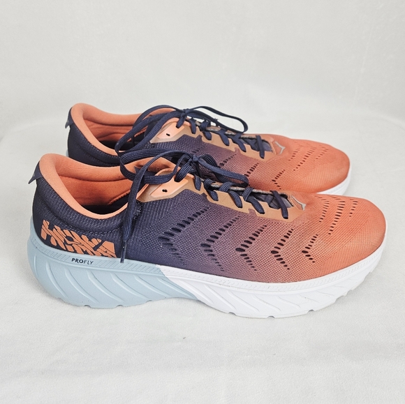 Hoka One One Mach 2 Orange and Blue Running Shoes Size 14 - Picture 1 of 7
